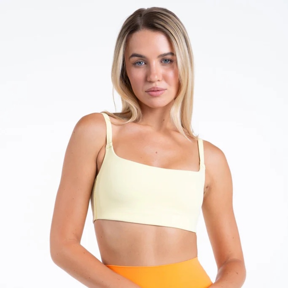 Vitality Cloud II Scoop Bra – Lemon